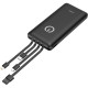 Внешняя батарея Perfeo PF-4878, 10000mAh + Micro usb, USB/Out USB, Micro usb,Type-C,Lightning, 2.1А