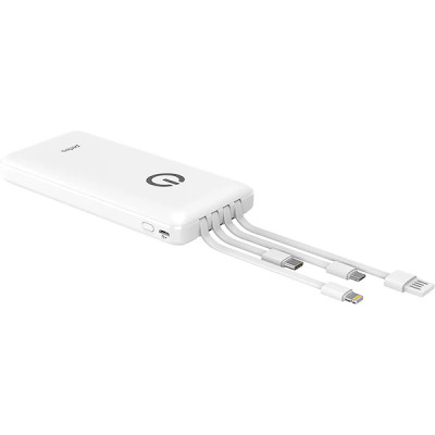 Внешняя батарея Perfeo PF-4879, 10000mAh + Micro usb, USB/Out USB, Micro usb,Type-C,Lightning, 2.1А