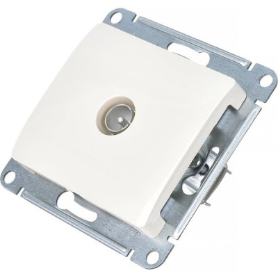 Розетка с/у TV оконечная, IP20, Schneider Electric Glossa [GSL000293] бежевый