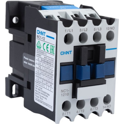 Контактор NC1-1210 12А 230В/АС3 1НО 50Гц (R) CHINT 