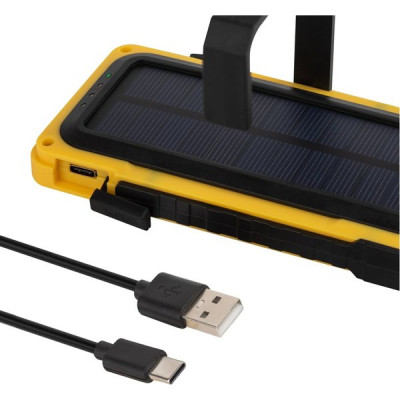 Фонарь рабочий 15W COB, Li-Ion 6Ah USB/солн.батарея, powerbank, магнит, ЭРА 