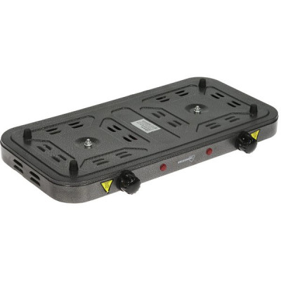 Плитка электрическая, 2 конфорки, спираль, 2 кВт, Homestar [HS-1105] серый