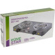 Плитка электрическая, 2 конфорки, спираль, 2 кВт, Homestar [HS-1105] серый