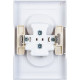 Розетка с/у 2x2P 16A, IP20, в сборе, Schneider Electric ATLASDESIGN [ATN000120] белый