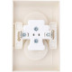 Розетка с/у 2x2P 16A, IP20, в сборе, Schneider Electric ATLASDESIGN [ATN000220] бежевый