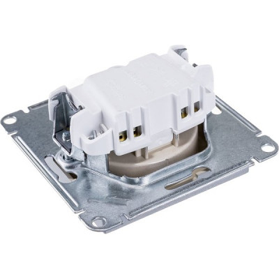 Розетка с/у 2P 16A, IP20, Schneider Electric ATLASDESIGN [ATN000341] алюминий