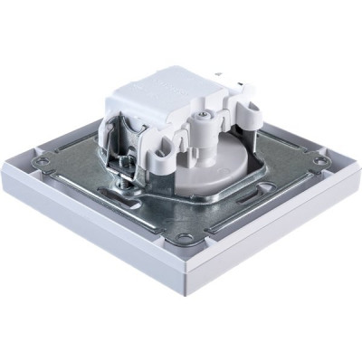 Розетка с/у 2P 16A, IP20, в сборе, Schneider Electric ATLASDESIGN [ATN000140] белый