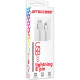 Кабель USB - Lightning, 2.0м, Jet.A [JA-DC44 Black] в оплётке, черный