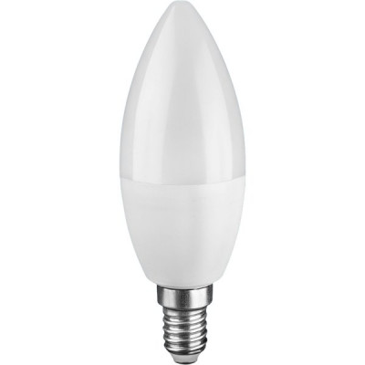 Лампа LED E14/C37 свеча,  8W, 6000K, 850Лм, iSvet [C37-102-1-6-1]