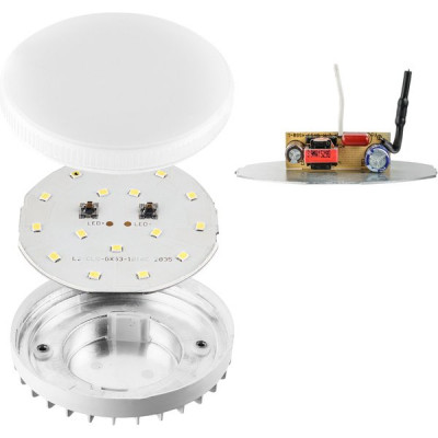 Лампа LED GX53, 10W, 4000K, 1000Лм, iSvet [GX53-101-2-4]
