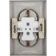 Розетка с/у 2x2P+Е 16A, IP20, в сборе, Schneider Electric ATLASDESIGN [ATN000324] алюминий