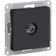 Розетка с/у TV одиночная, IP20, Schneider Electric ATLASDESIGN [ATN001093] карбон