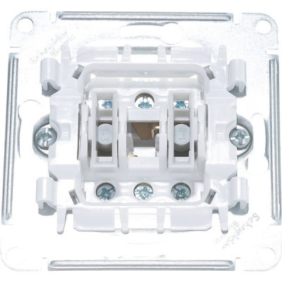 Переключатель с/у 2-кл 10А, IP20, Schneider Electric Glossa [GSL000365] алюминий