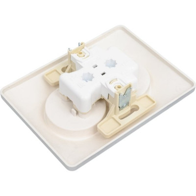 Розетка с/у 2x2P 16A, IP20, Schneider Electric Glossa [GSL000320] алюминий