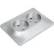 Розетка с/у 2x2P 16A, IP20, Schneider Electric Glossa [GSL000320] алюминий