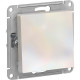 Выключатель с/у 1-кл 10А, IP20, Schneider Electric ATLASDESIGN [ATN000411] жемчуг