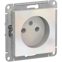 Розетка с/у 2P 16A, IP20, Schneider Electric ATLASDESIGN [ATN000441] жемчуг