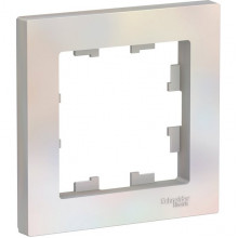 Рамка 1п, IP20, Schneider Electric ATLASDESIGN [ATN000401] жемчуг