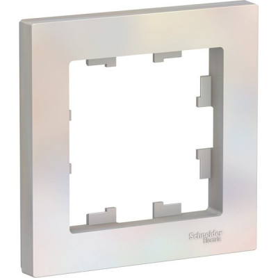 Рамка 1п, IP20, Schneider Electric ATLASDESIGN [ATN000401] жемчуг