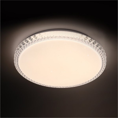 Светильник потолочный LED  70W, ПДУ 3000-6500K, 5600Лм, d390*70, SmartBuy [SBL-DIM14-70W]