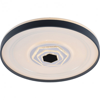 Светильник потолочный LED 100W, 3000K-6000K+RGB, 7000Лм, d380*80, LIGHTED [2152/350 WH+GY RGB]