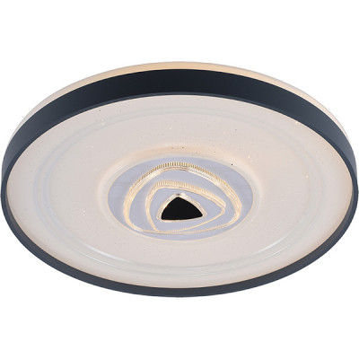 Светильник потолочный LED  80W, ПДУ 3000-6000K, 5600Лм, d380*80, LIGHTED [2154/350 WH+GY]