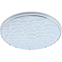Светильник потолочный LED 100W, ПДУ 3000-6000K, 7000Лм, d380*80, LIGHTED [2158/350 WH+CR RGB]