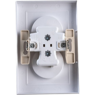 Розетка с/у 2x2P 16A, IP20, в сборе, Schneider Electric ATLASDESIGN [ATN000420] жемчуг
