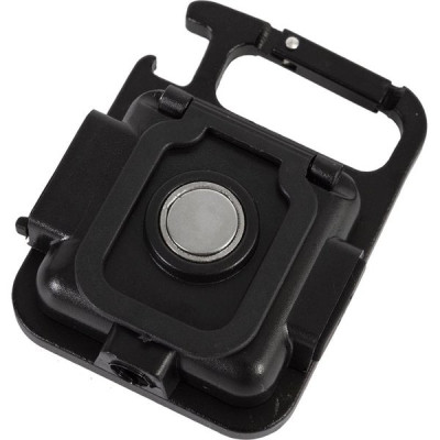 Фонарь рабочий 6W COB, 500Лм, 3 режима, карабин, USB 500mAh, IP44, GLANZEN [UFL-0500-06]