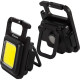 Фонарь рабочий 6W COB, 500Лм, 3 режима, карабин, USB 500mAh, IP44, GLANZEN [UFL-0500-06]