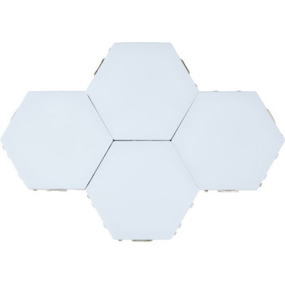 Светильник декоративный LED 3.5W, 4000K, IP20, 110*100*18, набор 4шт + БП, Uniel [UL-00008635]