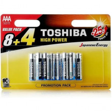 Батарейка Toshiba AAA LR03 Alkaline [BL12/72] [TH LR03/12BL]