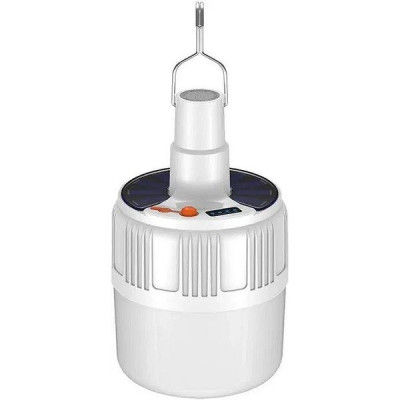 Фонарь кемпинговый 24LED, 5 режимов, крючок, 1600mAh, солнечная батарея, USB, GLANZEN [CFL-0200-V51]