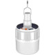 Фонарь кемпинговый 24LED, 5 режимов, крючок, 1600mAh, солнечная батарея, USB, GLANZEN [CFL-0200-V51]