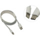 Кабель Type-C - Lightning, 1.0м, 2.4A, SmartBuy [iK-512FC white PD]