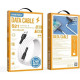 Кабель USB - microUSB, 1.0м, 2.4A, SmartBuy [iK-12-S21bw] белый