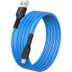 Кабель USB - microUSB, 1.0м, 2.4A, SmartBuy [iK-12-S21bb] синий