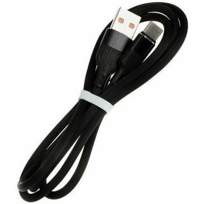 Кабель USB - microUSB, 1.0м, 2.4A, SmartBuy [iK-12-S72b] черный