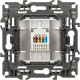 Розетка с/у компьютерная RJ45, ЭРА12 [12-3107-01М][10] белый матовый