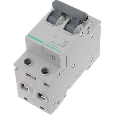 Выключатель автоматический 2п C  63А 4,5кА, Systeme Electric City9 [C9F34263]
