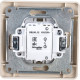 Выключатель с/у 1-кл 10А, IP20, в сборе, Schneider Electric Glossa [GSL000212] бежевый