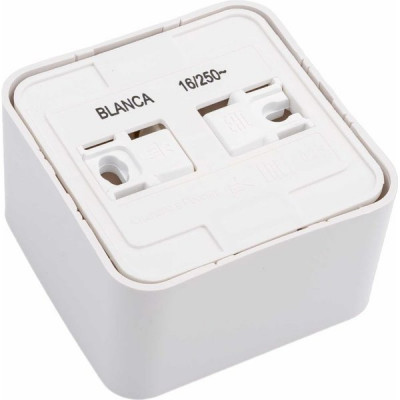 Розетка о/у 2P+E 16А, изол.пл., Schneider Electric Blanca [BLNRA010111] белый [12]