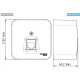 Розетка о/у компьютерная 1xRJ45 5e, изол.пл., Schneider Electric Blanca [BLNIA045006] антрацит