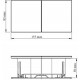 Розетка с/у 2x2P+Е 16A, IP20, со штор. сдвиж.крышки, Schneider Electric ATLASDESIGN [ATN000328] алюм