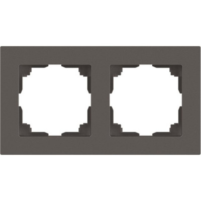 Рамка 2п, IP20, Intro Accent [6-502-09] титан