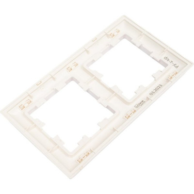 Рамка 2п, IP20, IEK BRITE [BR-M22-K01] белый