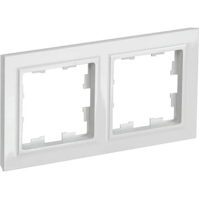 Рамка 2п, IP20, IEK BRITE [BR-M22-K01] белый