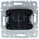 Выключатель с/у 3-кл 10А, IP20, IEK BRITE [BR-V30-0-10-K01] белый