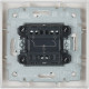 Выключатель с/у 2-кл 10А, IP20, в сборе, IEK BRITE [BR-V20-0-10-K01-F] белый