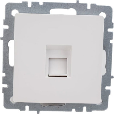 Розетка с/у компьютерная 1xRJ45, IP20, IEK BRITE [BR-K10-1-K01] белый